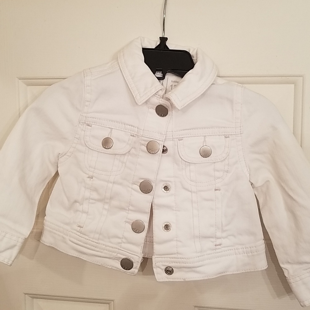 Baby Gap 1969 white denim jacket